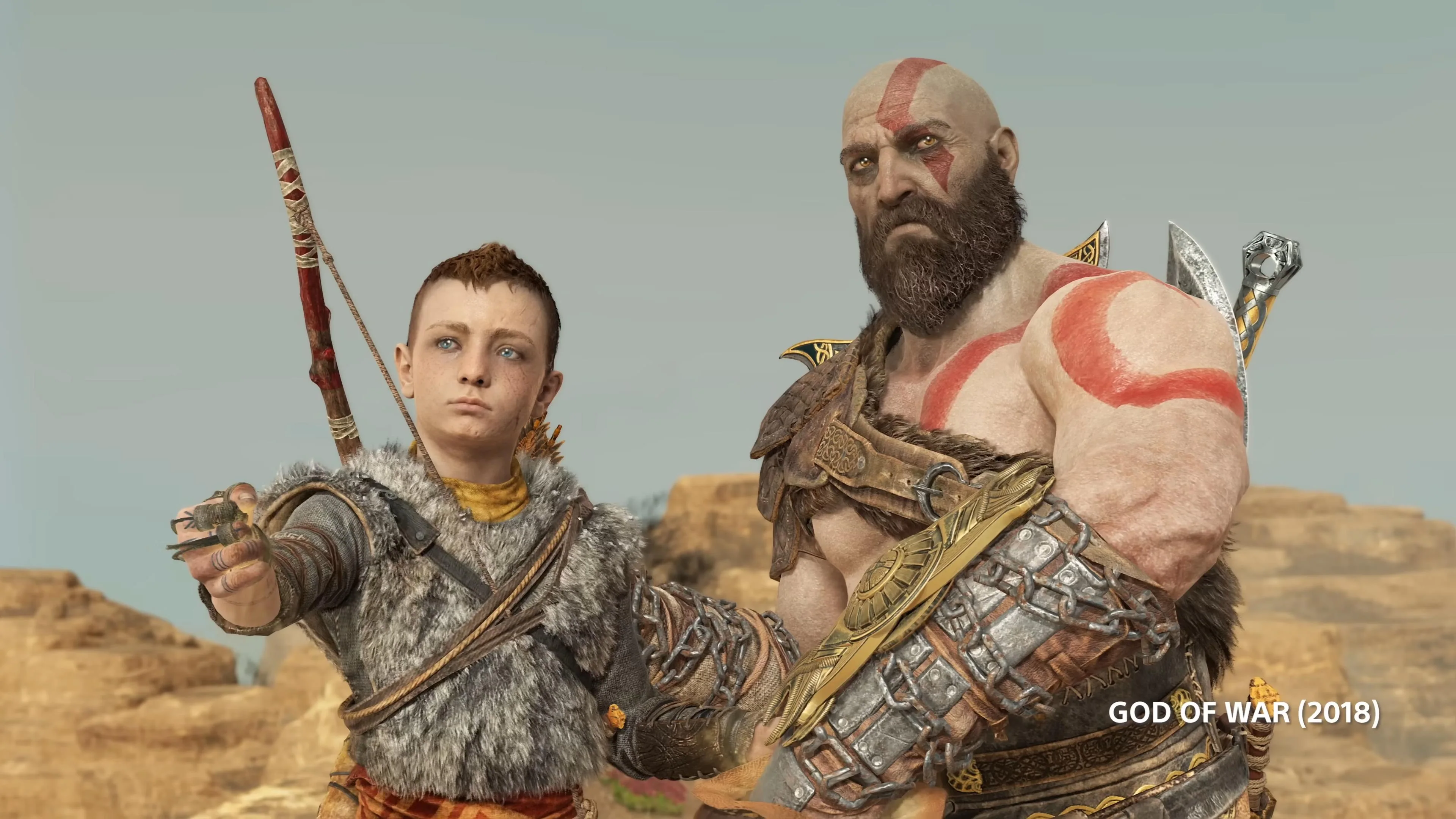 Kratos and Atreus together in God of War 2018 legacy context